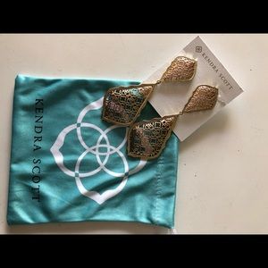 Kendra Scott Gold/Rose Earring Earrings